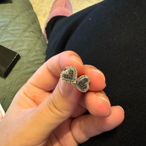 Zales heart earrings